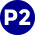 accessibility symbol for car park number two