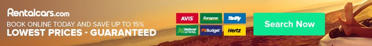 car rental banner and link to car rental page